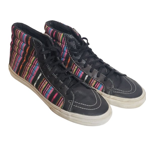 Vans Old Skool Sk8 Hi Guate Stripe Multicolor Mens 7 High Top Lace Up main image 11